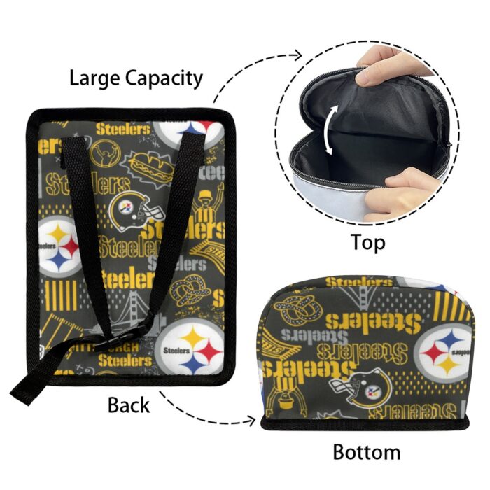 Pittsburgh Steelers Zubaz Car Hanging Trash Bin - Image 7