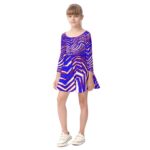 Buffalo Bills Zubaz All-Over Print Kid's Long Sleeve Dress - Image 3