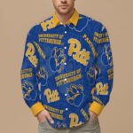 Pittsburgh - Panthers Men's Slim Fit Long Sleeve Shirt