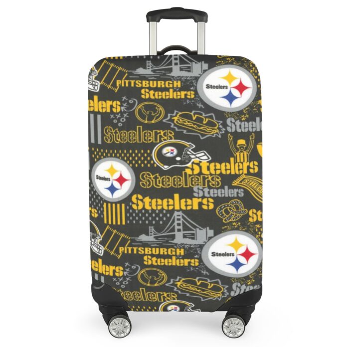 Pittsburgh Steelers Zubaz All-over Print Luggage Cover - Image 2