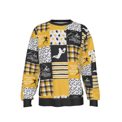 Pittsburgh Steelers Zubaz All-Over Print Men's Sweatshirt