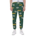 Green Bay Packers All-Over Print Men's Sweatpants - Image 3