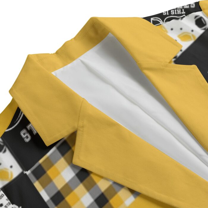 Pittsburgh Steelers All-Over Print Women's Leisure Blazer - Image 4