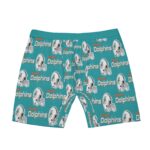 Miami Dolphins Zubaz All-Over Print Men's Long Boxer Briefs - Image 2