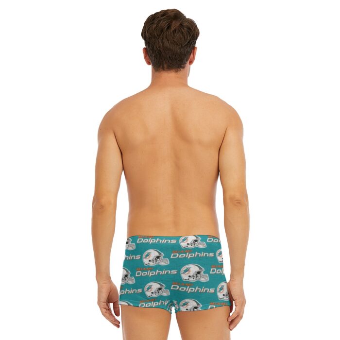 Miami Dolphins Zubaz All-Over Print Men's Short Boxer Briefs - Image 2