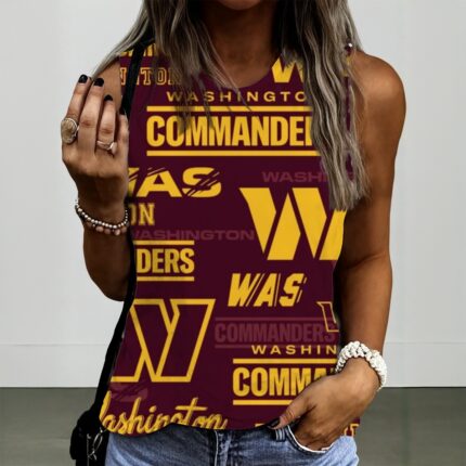 Washington Commanders Women's Round Sleeveless T-Shirt