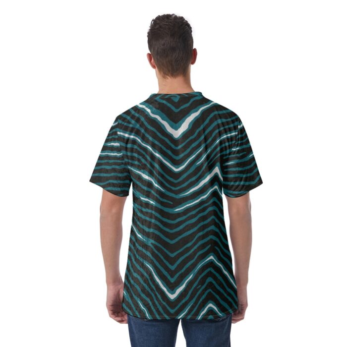 Philadelphia Eagles Zubaz All-Over Print Men's T-Shirt | Velvet - Image 3