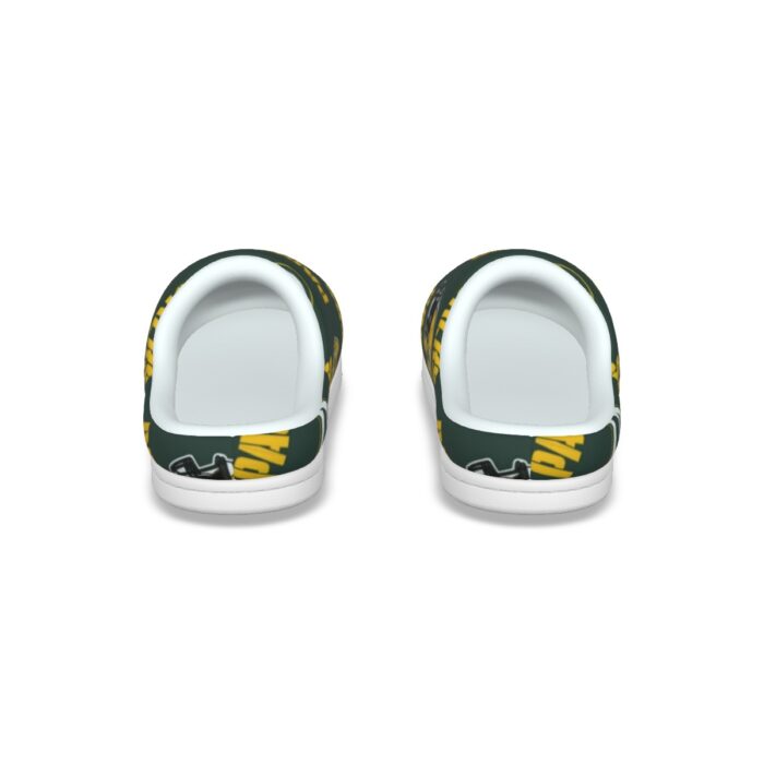 Green Bay Packers All-Over Print Men's Plush Slippers - Image 5