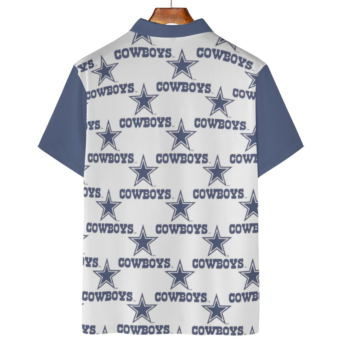 Dallas Cowboys Zubaz All-Over Print Men's Polo Shirt | 160GSM Waffle