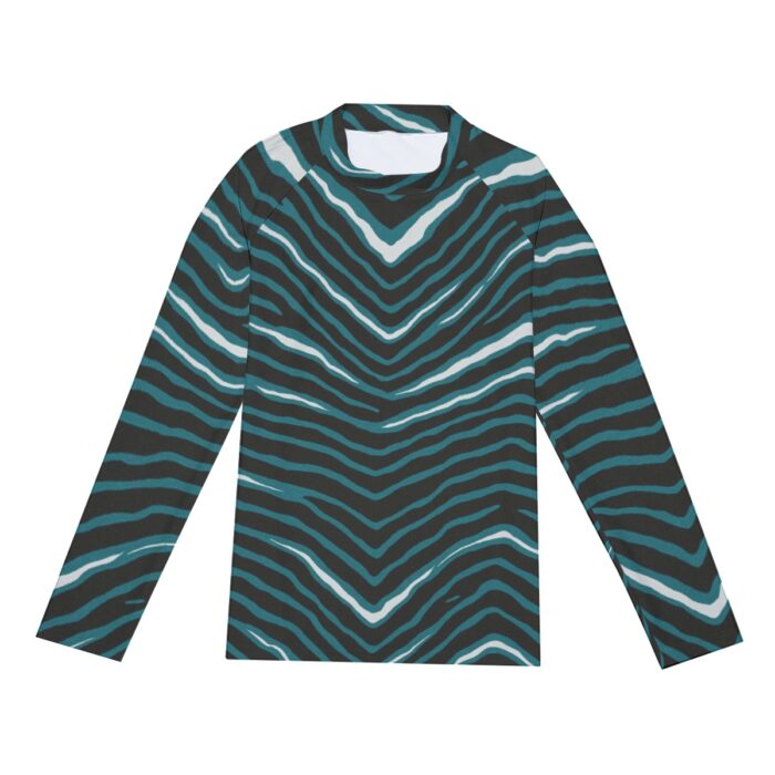 Philadelphia Eagles Zubaz All-Over Print Men's Long Sleeve Tight surf clothing - Image 6