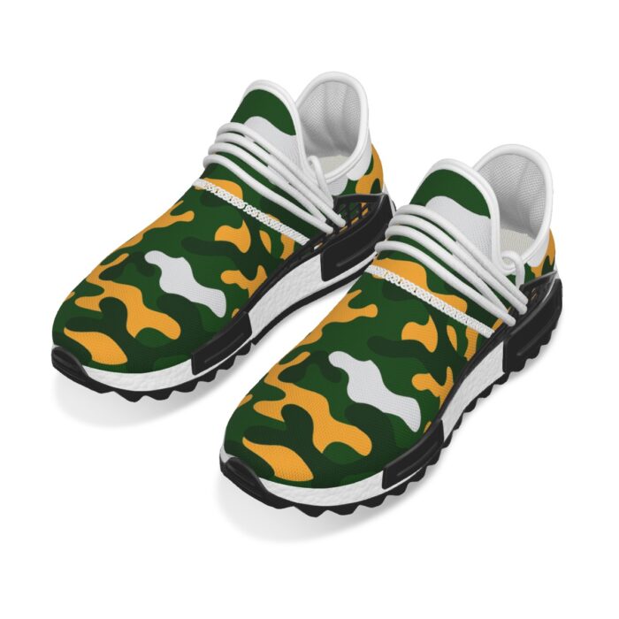 Green Bay Packers All-Over Print Men's Mesh Sneakers - Image 2