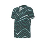 Philadelphia Eagles Zubaz All-Over Print  Men's African Dashiki Shirt - Image 2