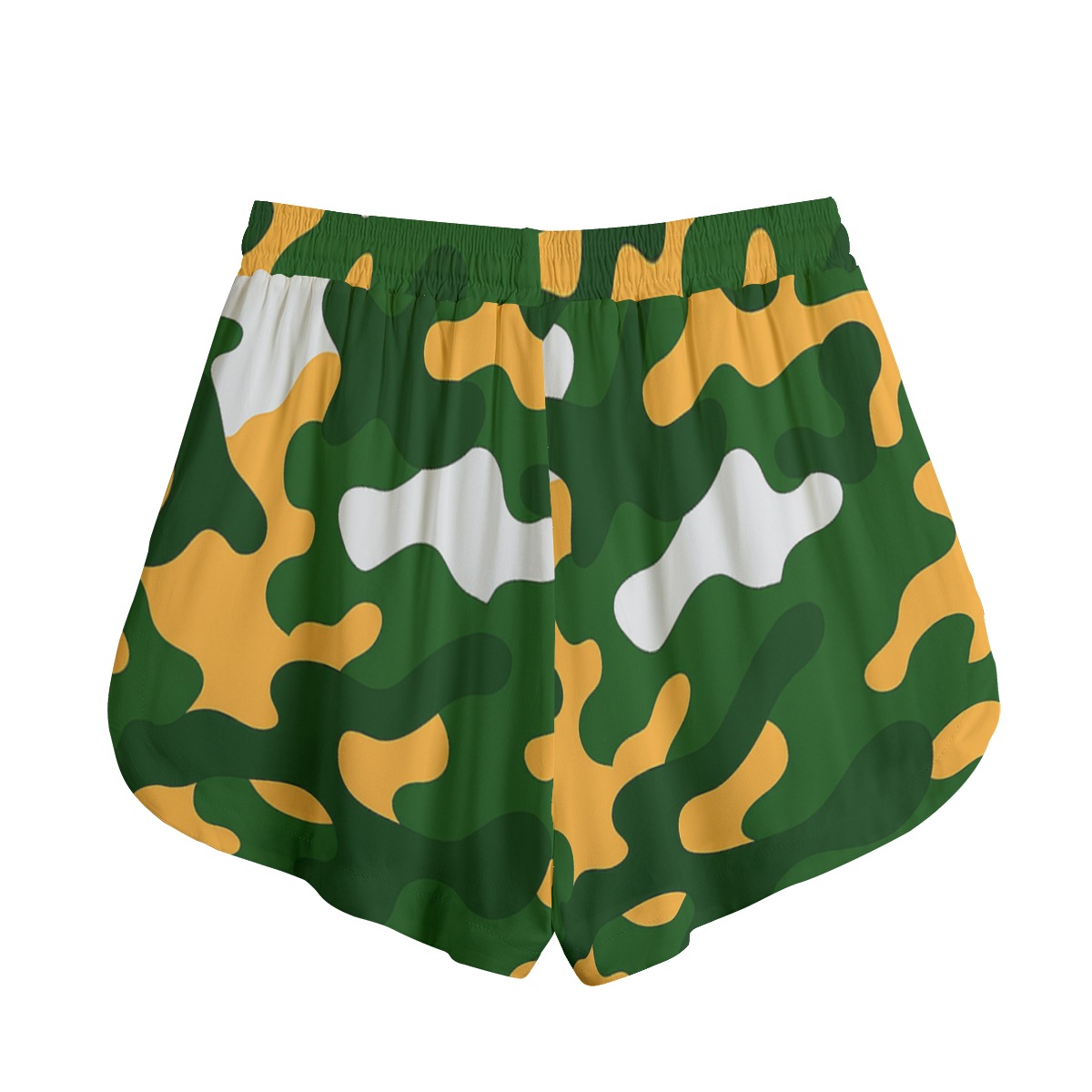 Green Bay Packers All-Over Print Women's Shorts With Drawstring | Rayon