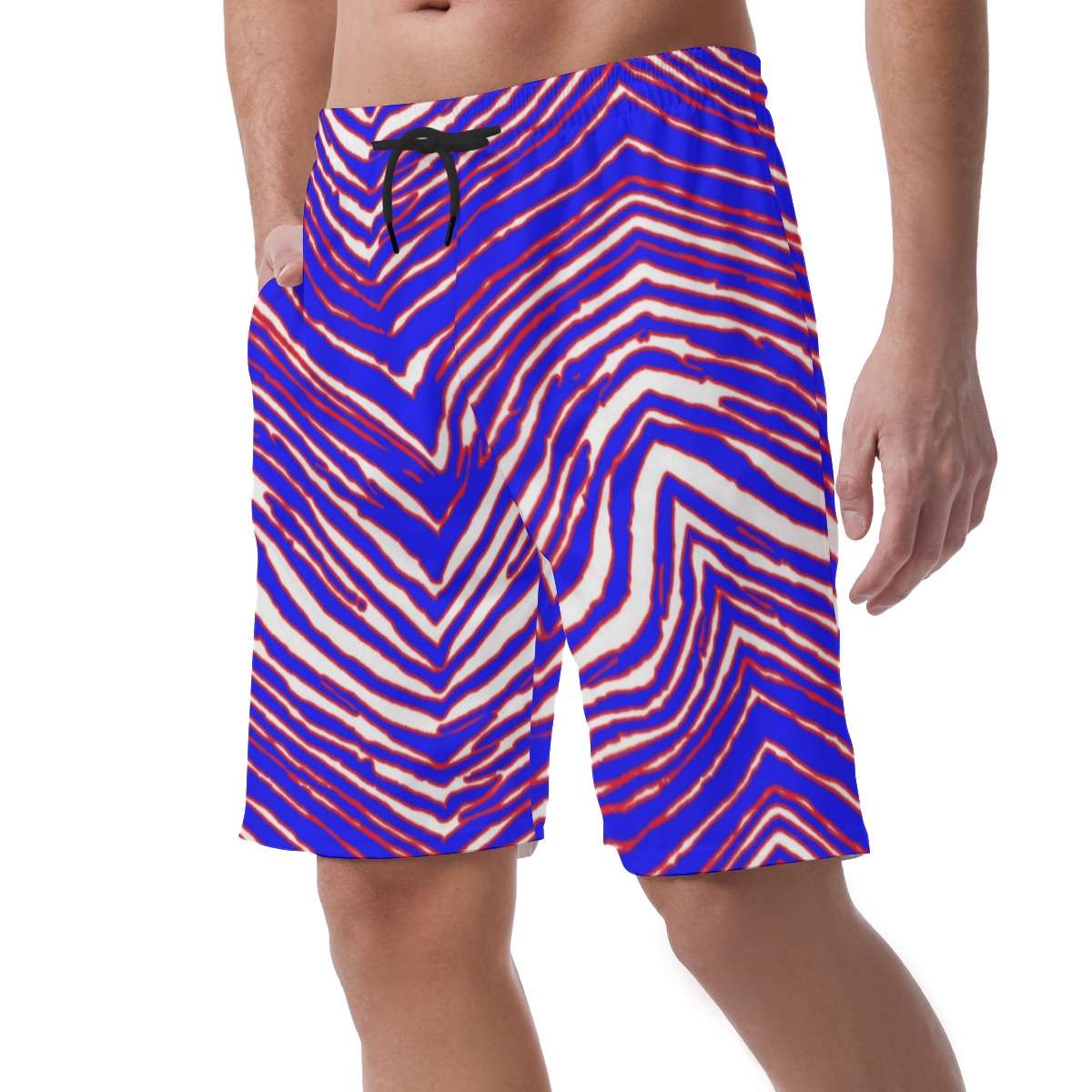 Buffalo Bills Zubaz All-Over Print Men's Short Pants - Image 3