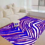 Buffalo Bills Zubaz Foldable Rectangular Thickened Floor Mat - Image 2