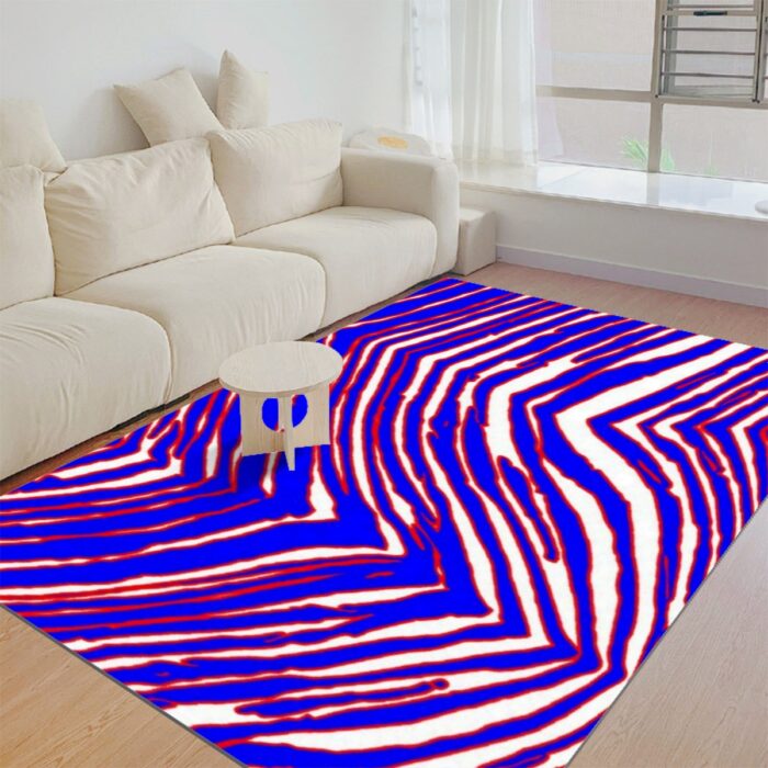 Buffalo Bills Zubaz Foldable Rectangular Thickened Floor Mat - Image 2