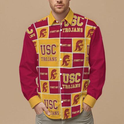 Southern California - Trojans Men's Slim Fit Long Sleeve Shirt