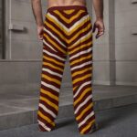 Washington Commanders zubaz Men's Loose Casual Pants With Pocket - Image 2