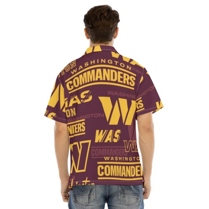 Washington Commanders  Man's Short Sleeves Shirt - Image 4