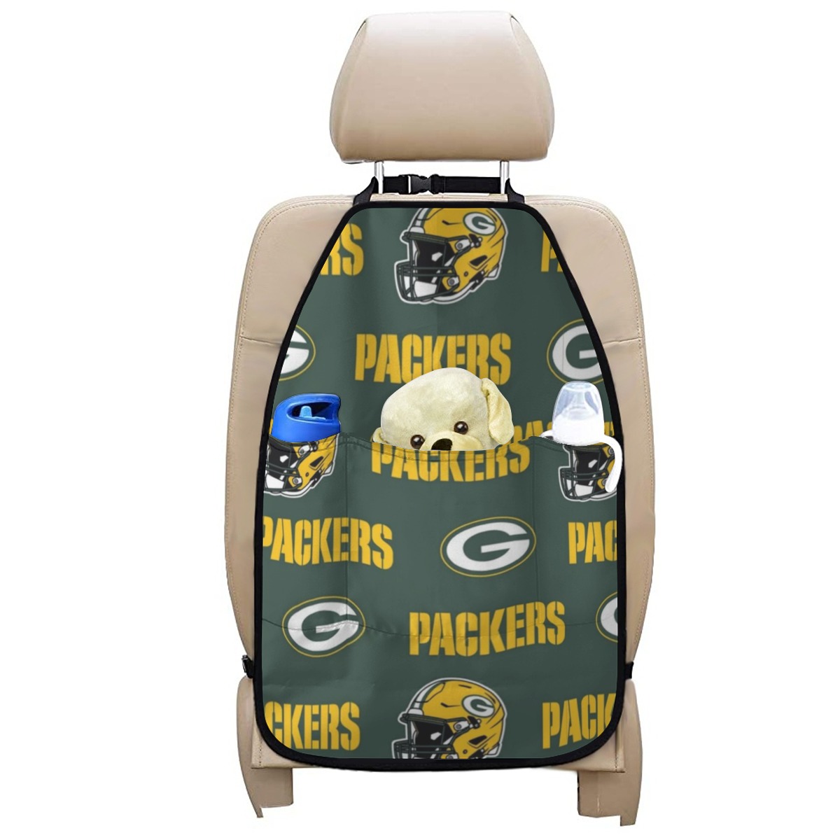 Green Bay Packers Car Seat Back Storage Bag - Image 2