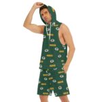 Green Bay Packers All-Over Print Men's Sleeveless Vest And Shorts Set - Image 6