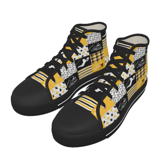 Pittsburgh Steelers Zubaz Men's Black Sole Canvas Shoes - Image 4