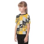 Pittsburgh Steelers Zubaz All-Over Print Kid's Raglan Sleeve T-shirt