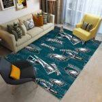Philadelphia Eagles Zubaz Foldable Rectangular Floor Mat - Image 3