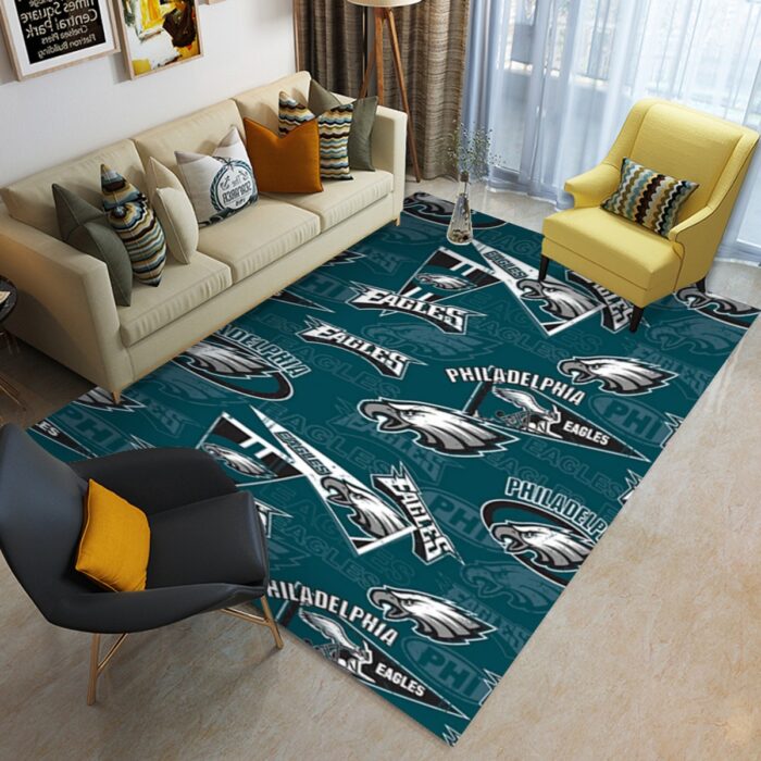 Philadelphia Eagles Zubaz Foldable Rectangular Floor Mat - Image 3