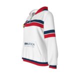 Sudadera con capucha SD HUESCA de forro polar de borrego para mujer y media cremallera - Image 3