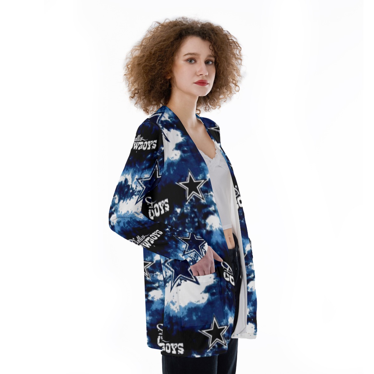 Dallas Cowboys Zubaz All-Over Print Women's Cover With Pocket - Image 4