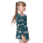 Philadelphia Eagles Zubaz All-Over Print Kid's Long Sleeve O-neck T-shirt - Image 2