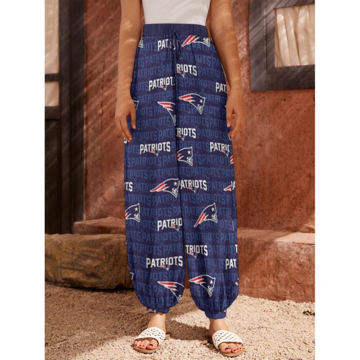 New England Patriots Zubaz All-Over Print Women's Carrot Pants - Image 3