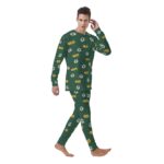 Green Bay Packers All-Over Print Men's Pajamas - Image 3