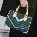 Philadelphia Eagles Zubaz Classic Barrel-Shaped PU Leather Handbag - Image 2