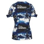 Dallas Cowboys Zubaz All-Over Print Women's Ripped T-Shirt - Image 4