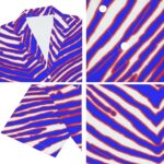 Buffalo Bills Zubaz All-Over Print Men's Deep V-neck Short Sleeve T-shirt - Image 2