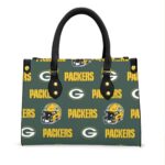 Green Bay Packers Women's Tote Bag With Black Handle - Image 2