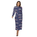 New England Patriots Zubaz All-Over Print Women's Hip Dress - Image 5