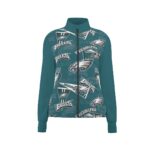 Philadelphia Eagles Zubaz All-Over Print Women's Long Sleeve Thumbhole Jacket