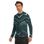 Philadelphia Eagles Zubaz All-Over Print Men's Long Sleeve Tight surf clothing - Image 4