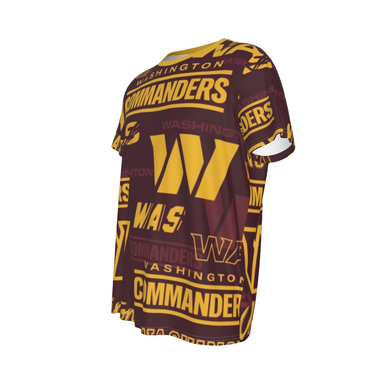 Washington Commanders Round Neck Short Sleeve T-Shirt - Image 4