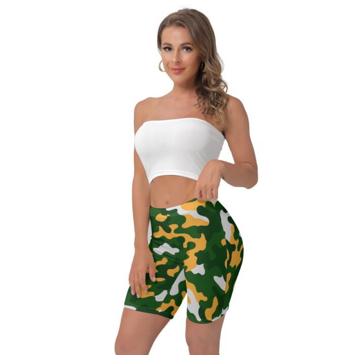 Green Bay Packers All-Over Print Women's Shorts - Image 2