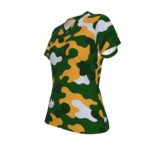 Green Bay Packers All-Over Print Women's V-neck T-shirt - Image 2