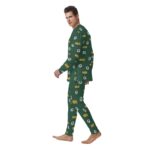 Green Bay Packers All-Over Print Men's Pajamas - Image 2