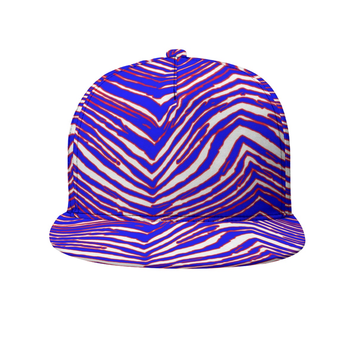 Buffalo Bills Zubaz All-Over Print Flat-Brim Baseball Cap With Box - Image 5