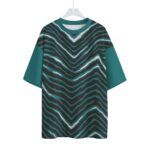 Philadelphia Eagles Zubaz All-Over Print Unisex Drop-shoulder T-shirt