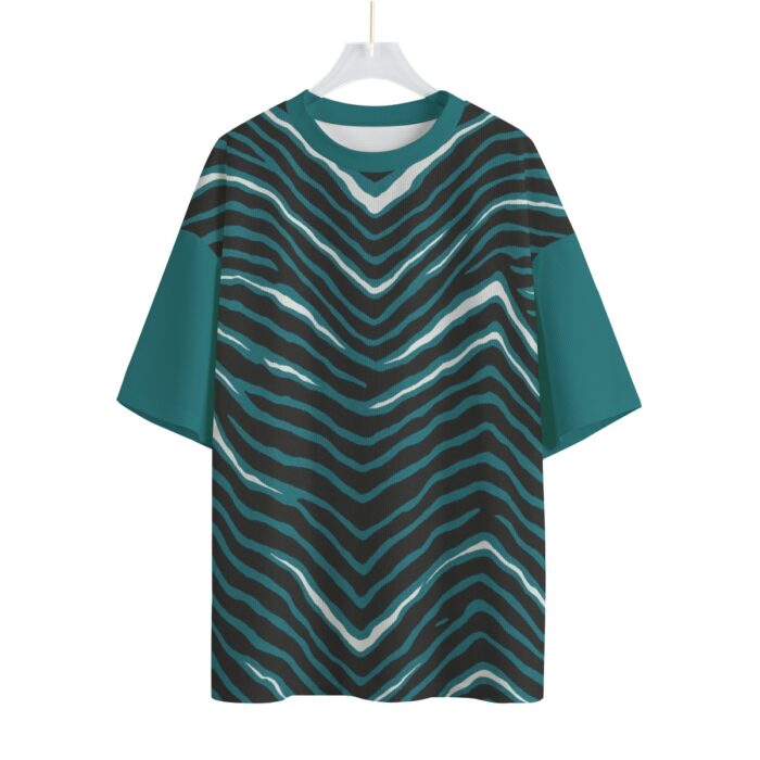 Philadelphia Eagles Zubaz All-Over Print Unisex Drop-shoulder T-shirt - Image 1