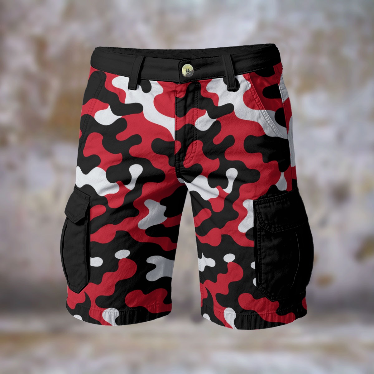 Atlanta Falcons camo Cargo Shorts - Image 2