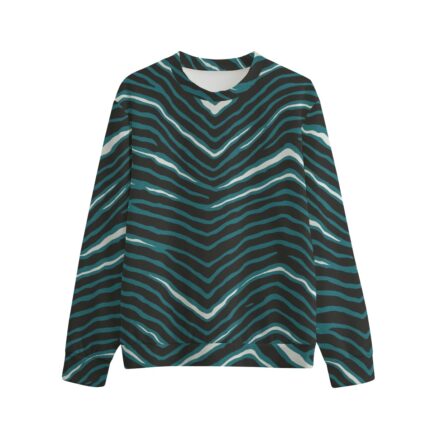 Philadelphia Eagles Zubaz All-Over Print Men's Round-neck Sweatshirt | Interlock